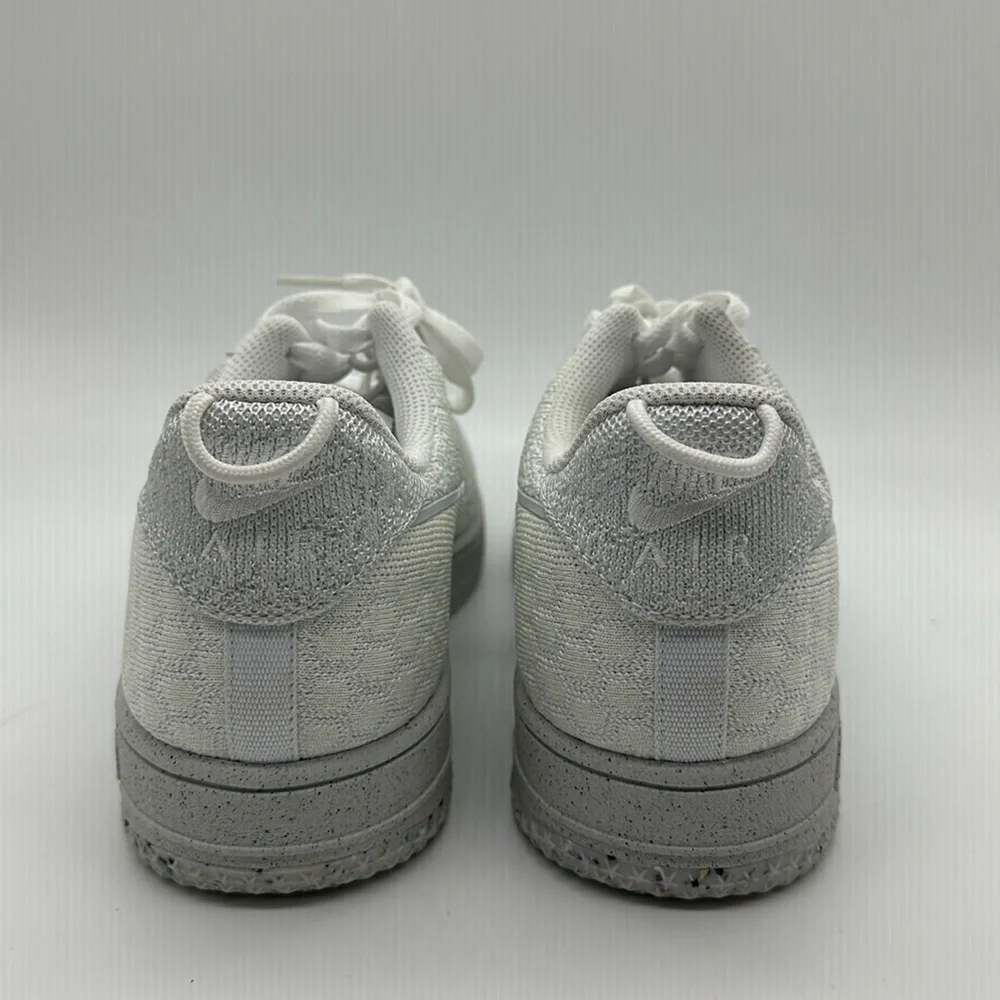 Men’s Nike AF1 Crater Flyknit NN White-Summit White DM0590-100 NWOB - Picture 5 of 5